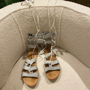 Sole Society Calla Leather Gladiator sandals